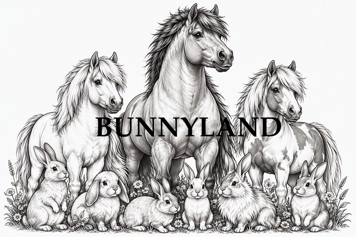 Bunnyland Ponys und Hasen